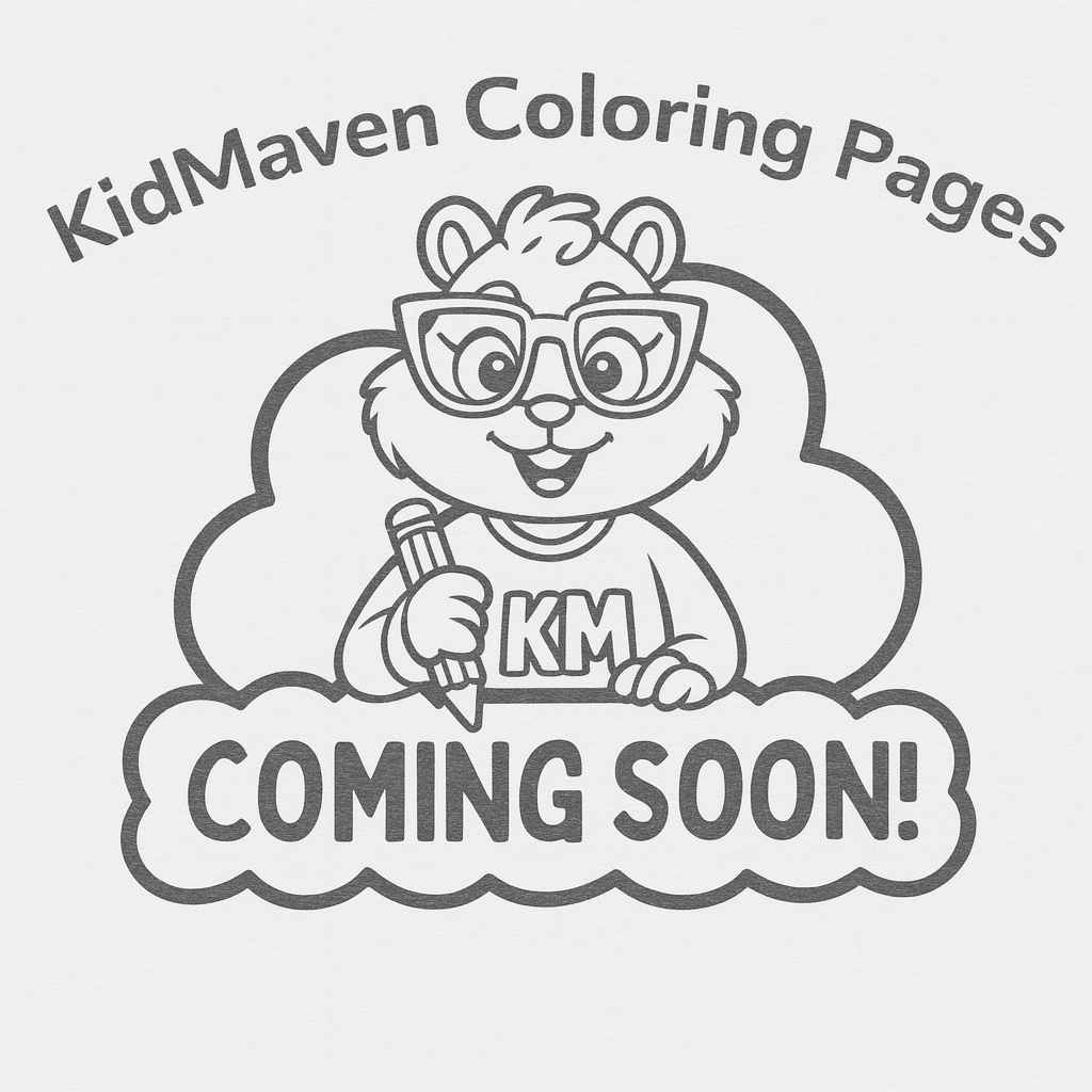 KidMaven coloring pages coming soon